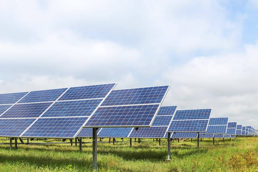 commercial solar farm